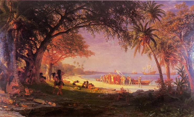 Albert Bierstadt1830-1902 - Bierstadt_Albert_The_Landing_of_Columbus.jpg