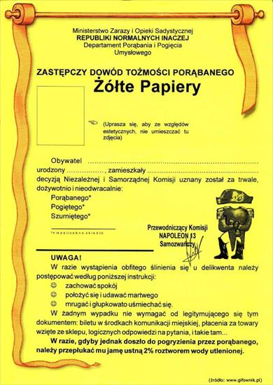 Certyfikaty i dyplomy - Żółte papiery..jpg