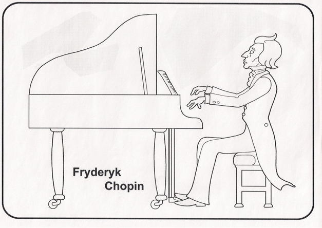Fryderyk Chopin - Fryderyk Chopin - kolorowanka 7.jpg