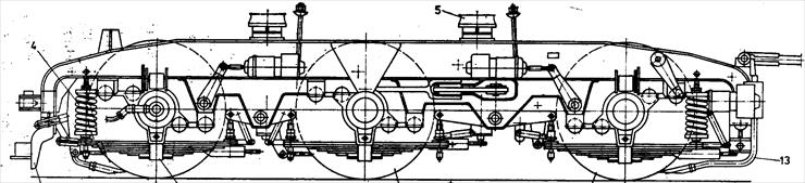  Schematy i rysunki techniczne taboru kolejowego - SM31 - Widok wózka z boku.gif