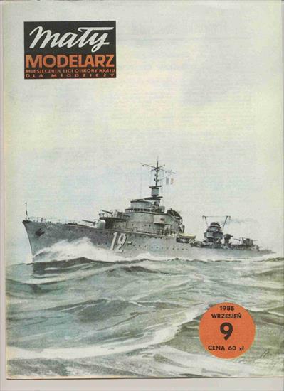 Maly Modelarz 1985-09 - Francuski Niszczyciel Le Terrible - A.jpg